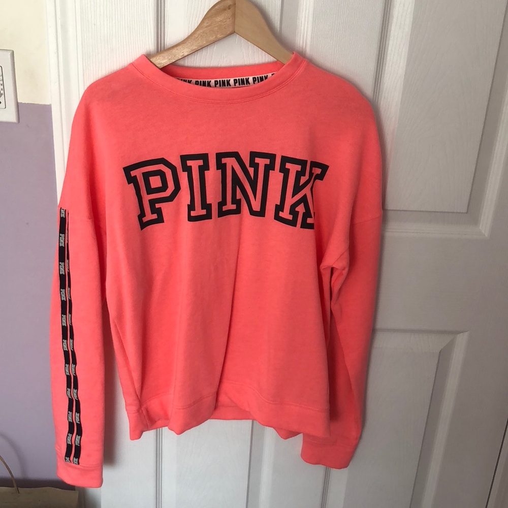 Pink crew neck